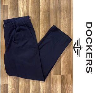 Mens Navy Blue Dockers Pants W36 L32 